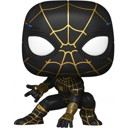 Spider-Man: No Way Home Super Sized Jumbo POP! Vinyl figúrka Spider-Man (Black & Gold Suit) 25 cm